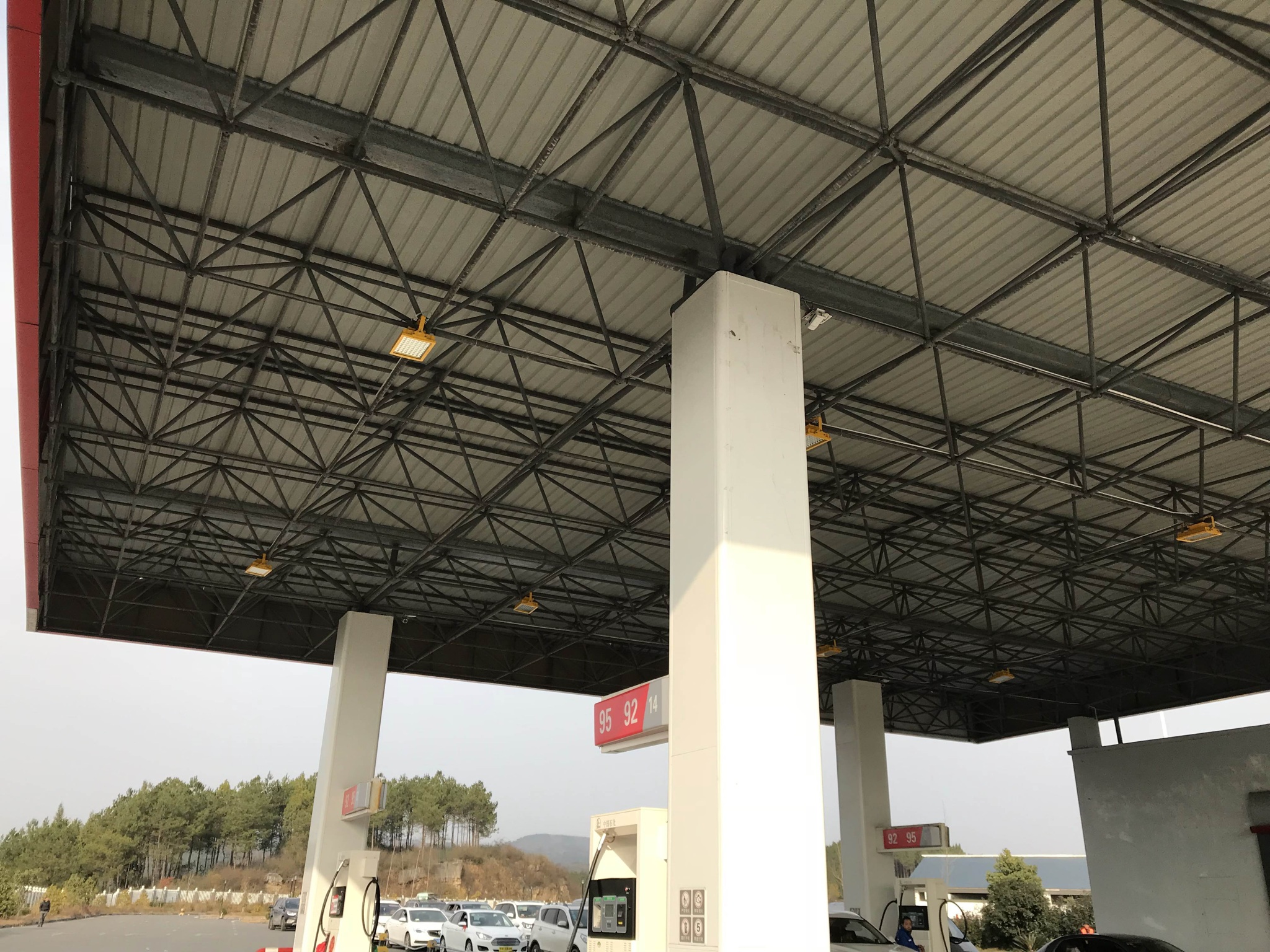 CC97方形LED防爆灯加油站应用